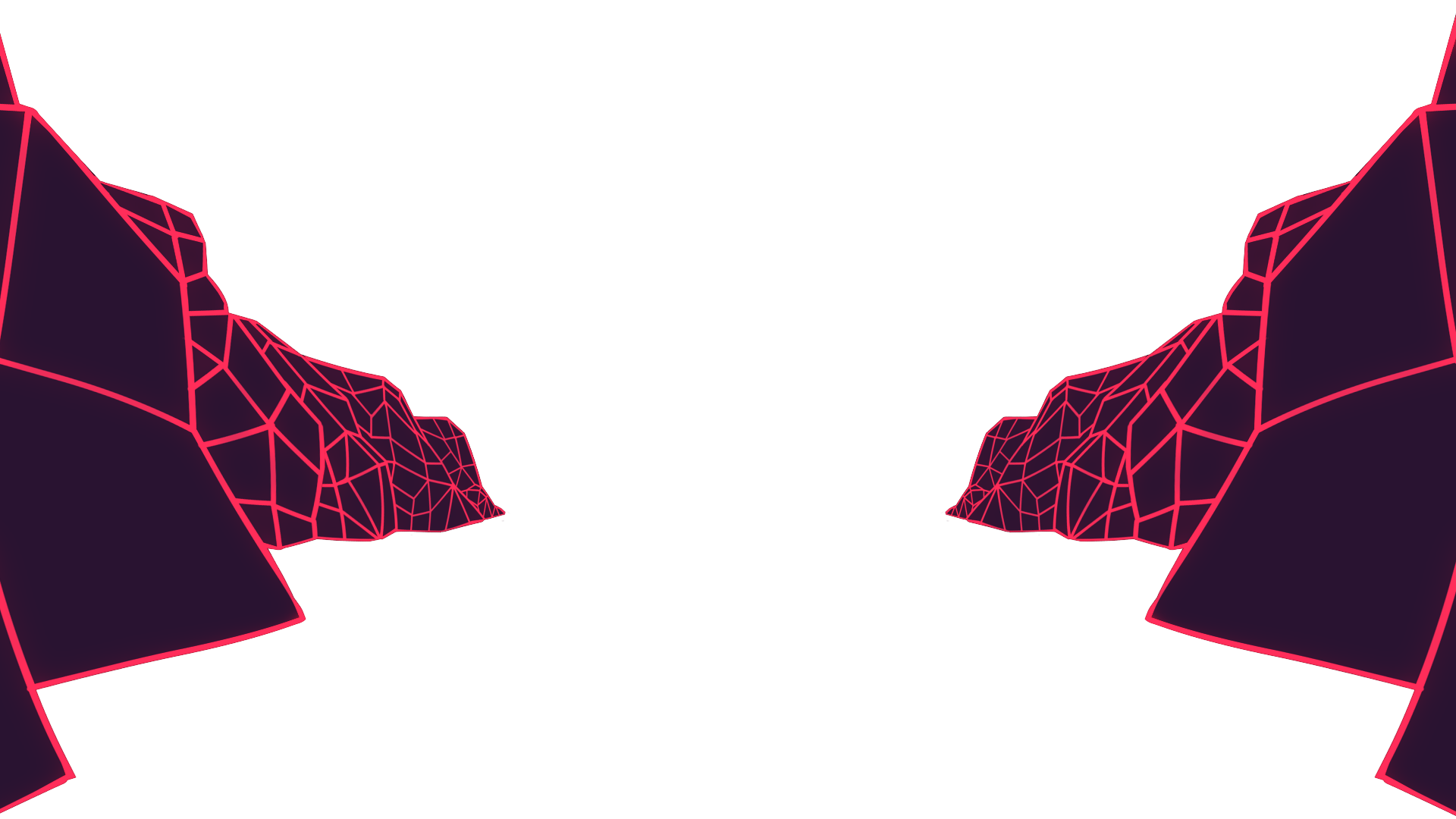 Mountains vaporwave style